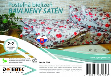 Návliečka SATÉN 140x200+70x90 S248