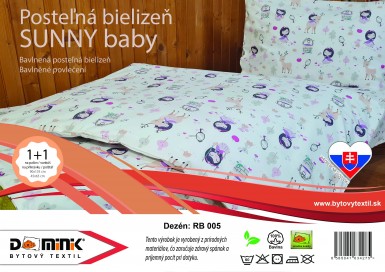 Návliečka SUNNY baby 90x135+45x65 RB005