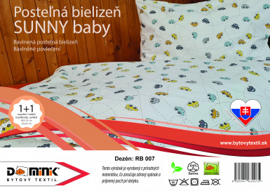 Návliečka SUNNY baby 90x135+45x65 RB007