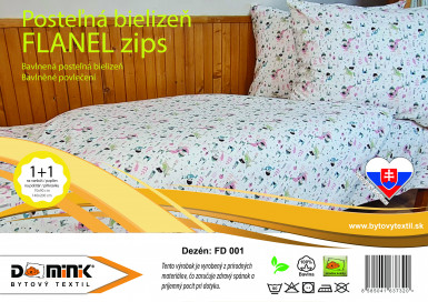 Návliečka FLANEL 140x200+70x90 FD001