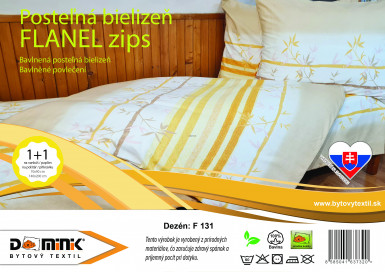 Návliečka FLANEL 140x200+70x90 F131