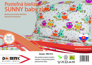 Návliečka SUNNY baby 90x135+45x65 RB013