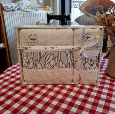 Kúpeľňový 2set FROTÉ KARLA 50x90+70x140 004