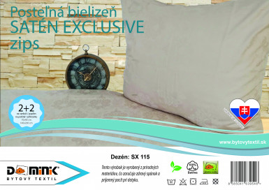 Návliečka SATÉN EXCLUSIVE 140x200+70x90 SX115