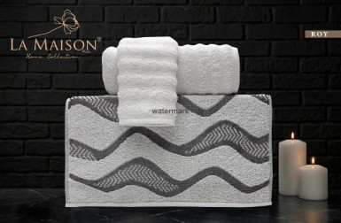 Kúpeľňový 3set FROTÉ ROY KREM 1x30x50+ 1x50x90+1x70x140