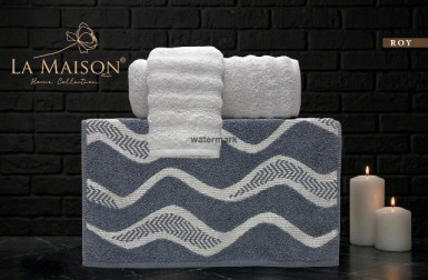 Kúpeľňový 3set FROTÉ ROY K.GRI 1x30x50+ 1x50x90+1x70x140