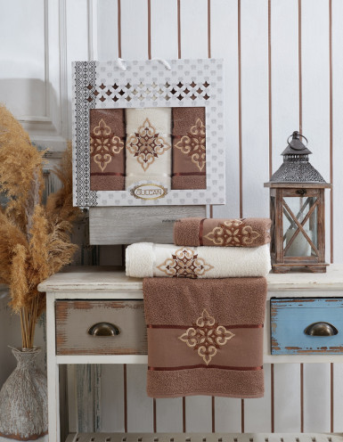 Kúpeľňový 3set FROTÉ 2x50x90+70x140 TG006