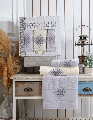 Kúpeľňový 3set FROTÉ 2x50x90+70x140 TG004