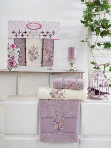 Kúpeľňový 3set FROTÉ 2x50x90+70x140 TK005