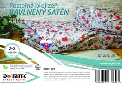 Návliečka SATÉN 140x200+70x90 S248