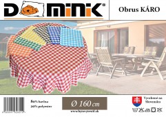 Obrus KARO okrúhly 160cm P095