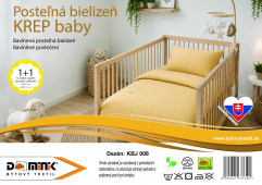 Návliečka KREP baby 90x135+45x65 KBJ008