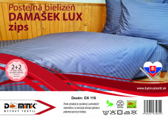 Návliečka DAMAŠEK LUX zips 140x200+70x90 DX119