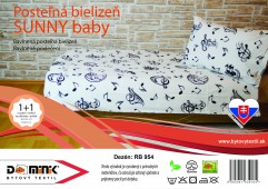 Návliečka SUNNY baby 90x135+45x65 RB954