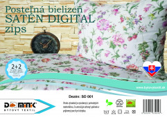 Návliečka SATÉN DIGITÁL 140x200+70x90 SD001