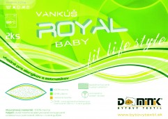 Vankúš ROYAL baby 45x65