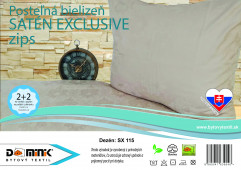 Návliečka SATÉN EXCLUSIVE 140x200+70x90 SX115