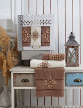 Kúpeľňový 3set FROTÉ 2x50x90+70x140 TG006