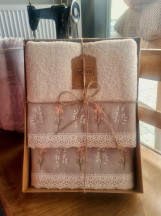 Kúpeľňový 2set FROTÉ ARIVA NATURÁL 50x90+70x140 001