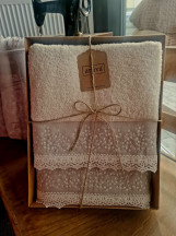 Kúpeľňový 2set FROTÉ ARIVA NATURÁL 50x90+70x140 002