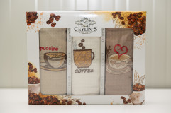 Utierkový 3set vaflový CEYLINS LUX 004