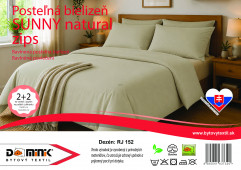 Návliečka SUNNY Natural 140x200+70x90 RJ152