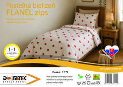 Návliečka FLANEL 140x200+70x90 F171